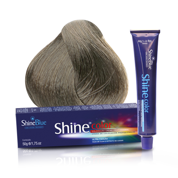 Shine Blue Louro Claríssimo Acinzentado