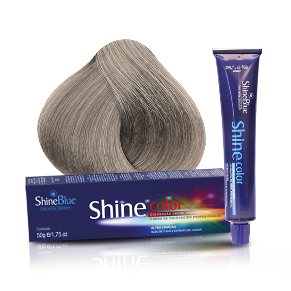 Shine Blue Louro Ultra Claro Acinzentado Intenso