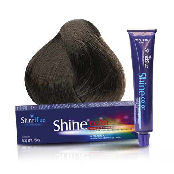 Shine Blue Louro Medio Acinzentado