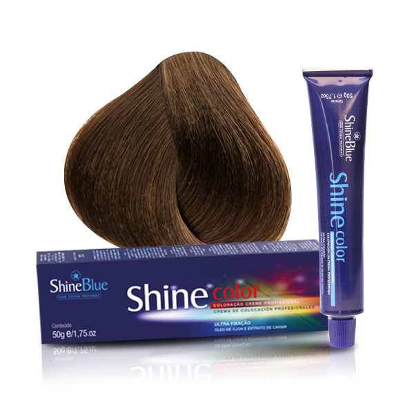 Shine Blue Louro Medio Dourado - Avelã
