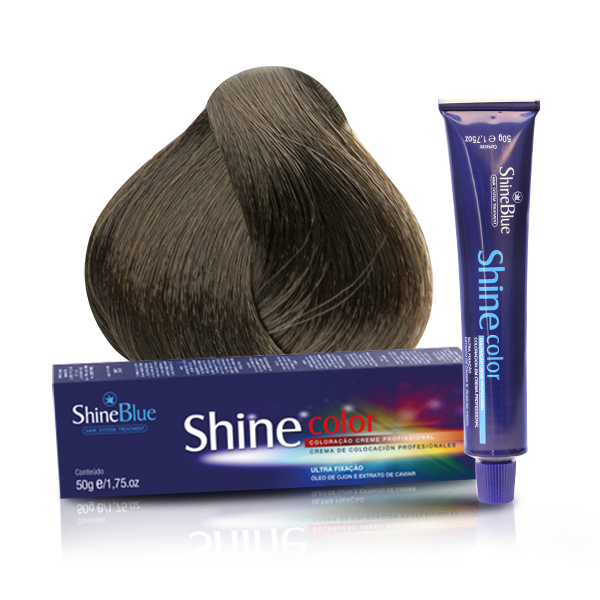 Shine Blue Louro Claro Acinzentado