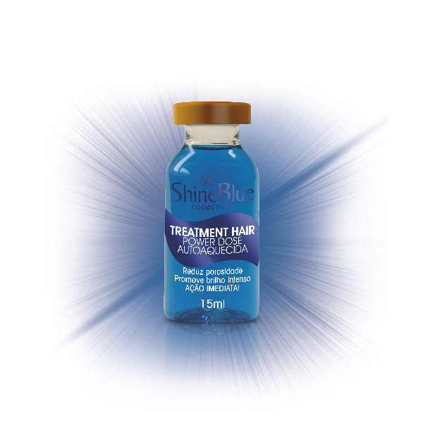 Shine Blue Power Doses - Autoaquecida