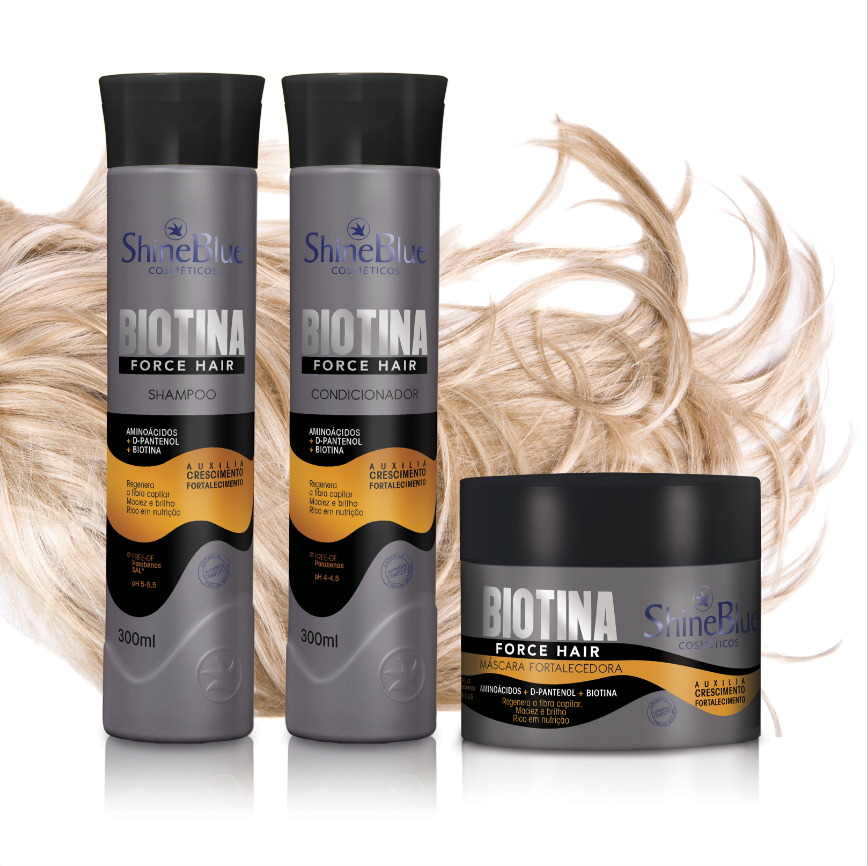 Shine Blue Biotina Force Hair
