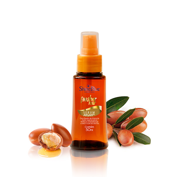 Shine Blue Finisher Hair - Serum Argan