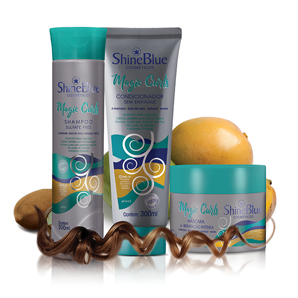 Shine Blue Magic Curls
