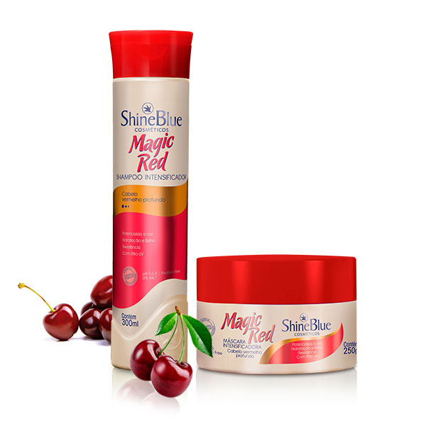 Shine Blue Magic Red