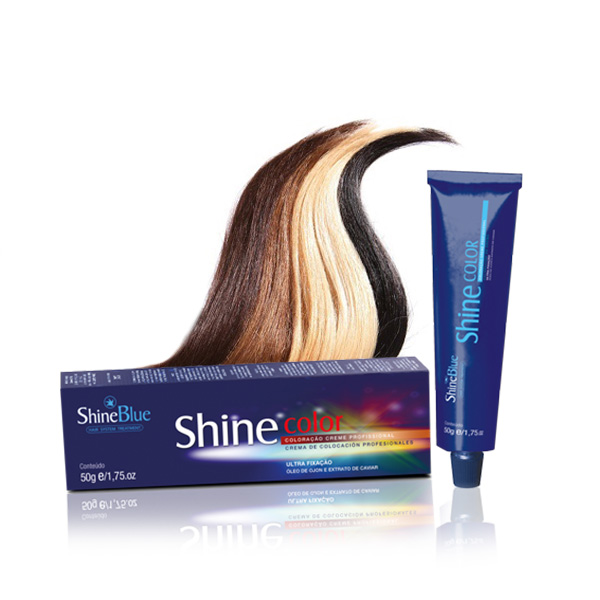 Shine Blue Coloração Creme Profissional